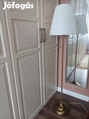 Ikea állólámpa sárgaréz színben