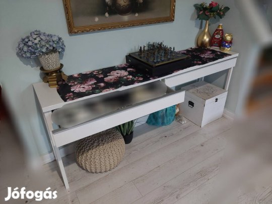 Ikea besta Burs 2 fiókos konzolasztal, íróasztal