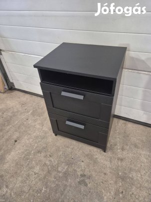 Ikea brimnes fiókos fekete komód szekrény