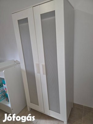 Ikea fehér ruhásszekrény