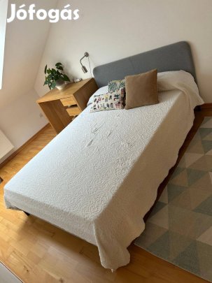 Ikea franciaágy ágy Äbygda matrac180x200 cm