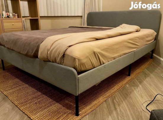 Ikea franciaágy ágy Äbygda matraccal. 180x200 cm