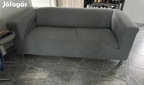 Ikea kanapé, szürke levehető, mosható huzattal megkímélt eladó Budán! 