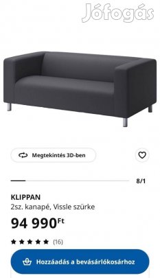 Ikea klippan kanapé