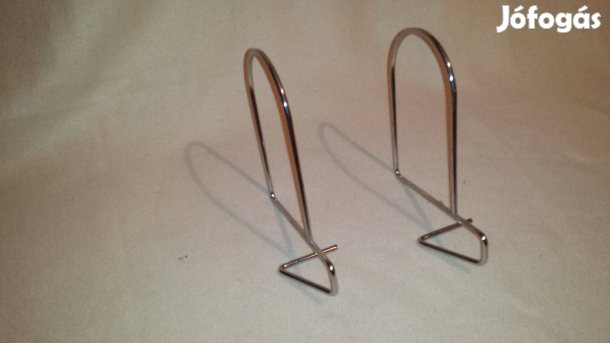 Ikea króm könyvtámasz, 2db együtt 