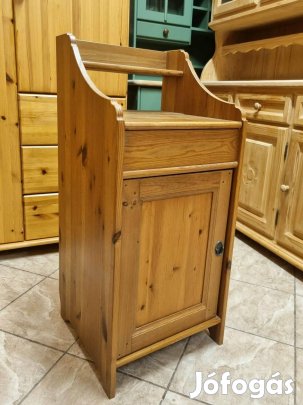 Ikea pácolt fenyő éjjeliszekrény 41x83x42