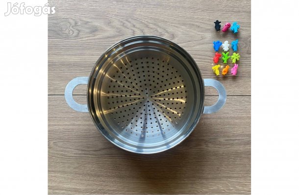 Ikea párolóbetét / szűrő / gőzős lábas + ajándék pohárjelölők