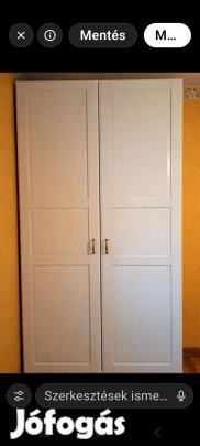 Ikea pax gardróbszekrény, Tyssedal ajtókkal