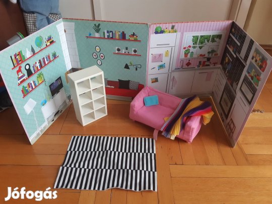 Ikea ritka babaház bútorokkal