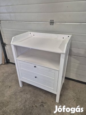 Ikea sundvik fehér fenyő komód pellenkázó