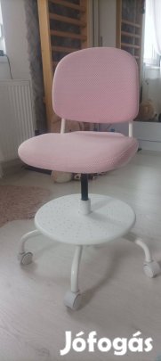 Ikeás Rózsaszín Gyerek Forgószék