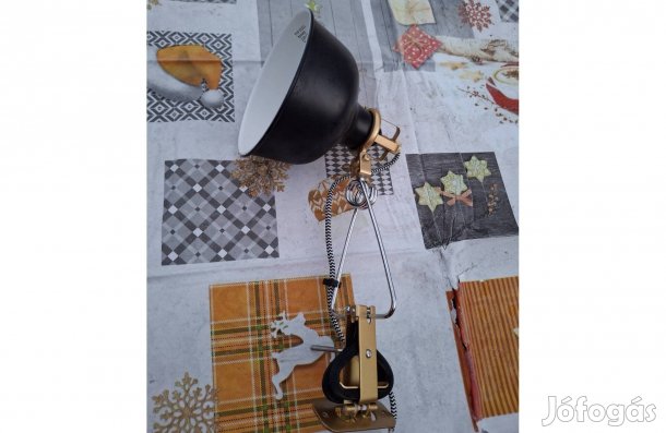 Ikeás, ikea, fali, fekete, arany lámpa klipsszel 5000 forintért eladó