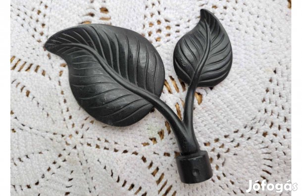 Ikeás fém karnisvég levél alakú