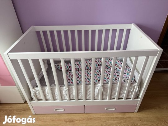 Ikeás kiságy ágyneműtartóval