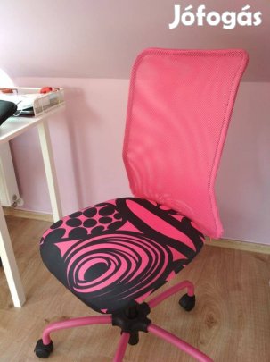 Ikeás rózsaszín gyerek forgószék