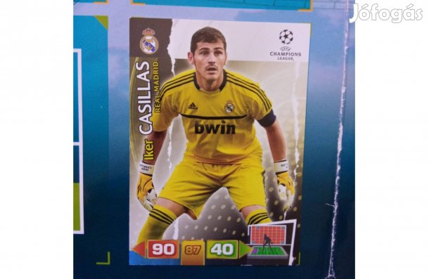 Iker Casillas (Real Madrid) Panini UEFA Champions League kártya