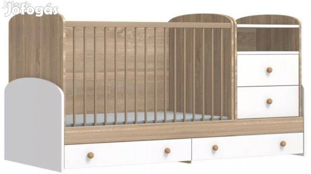 Iker babáknak kiságy pelenkázóval