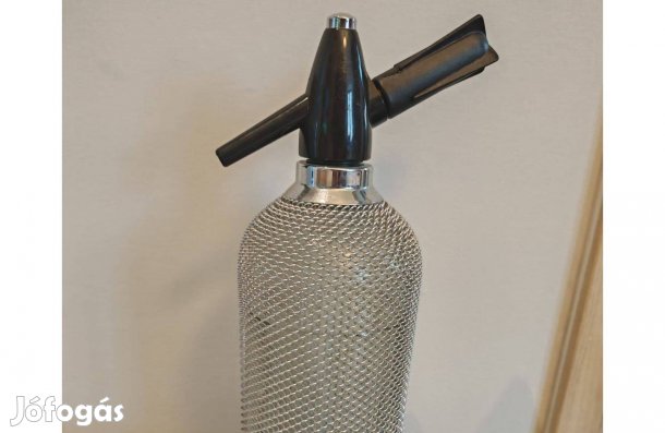 Ikonikus Retro Hálós Szódásszifon Csehszlovák Design