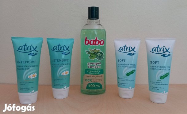 Illatszercsomag féláron - új termékek (Baba sampon, Atrix kézkrém)