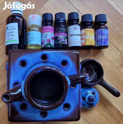 Illóolaj kerámia égető kályha aromaterápiás esszenciális gyertyatartó