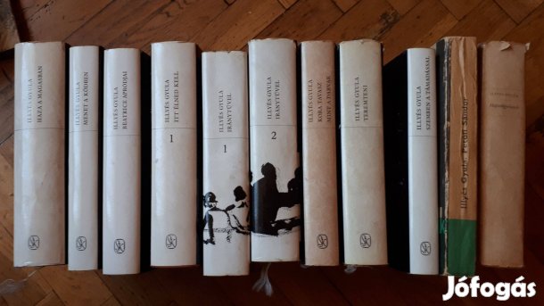 Illyés Gyula könyvcsomag eladó
