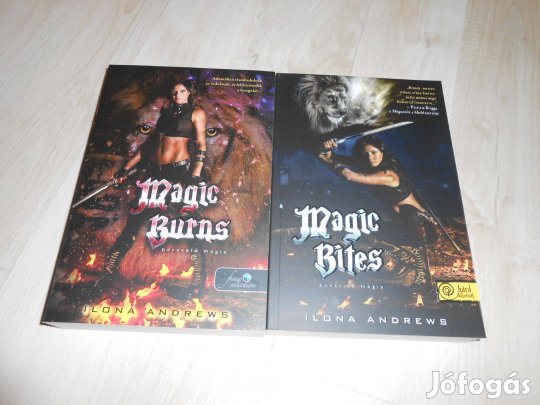 Ilona Andrews : Pusztító mágia+ Perzselő mágia Új (7526)