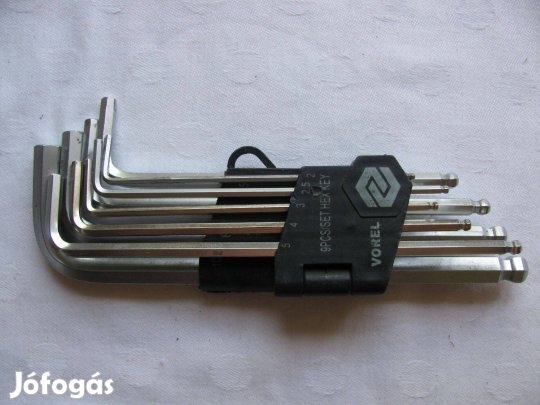 Imbuszkulcs készlet ,9 részes