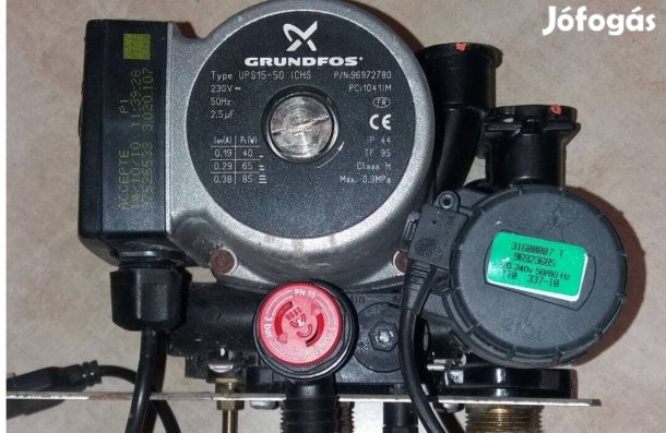 Immergas kazán hidroblokk Grundfos UPS15-50 Ichs keringető szivattyú