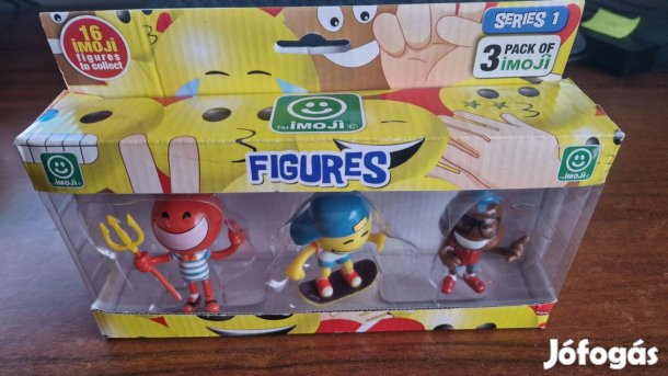 Imoji Figurines 3 db-os Emoji figura
