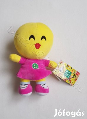 Imoji csókot dobó plüss figura címkés