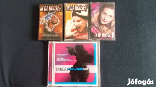 In Da House eredeti magnókazetta magnó kazetta és CD többféle