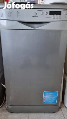 Indesit 10 terítékes, 7 program, A+, 45cm, inox, Új!!!