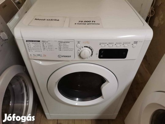 Indesit 7 /5 kg A+++-os mosó -szárítógép 1600 centrifugával