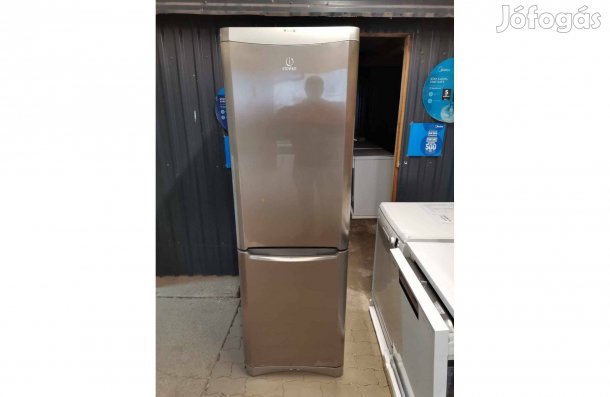 Indesit Inox kombi hűtőszekrény fél év garanciával eladó