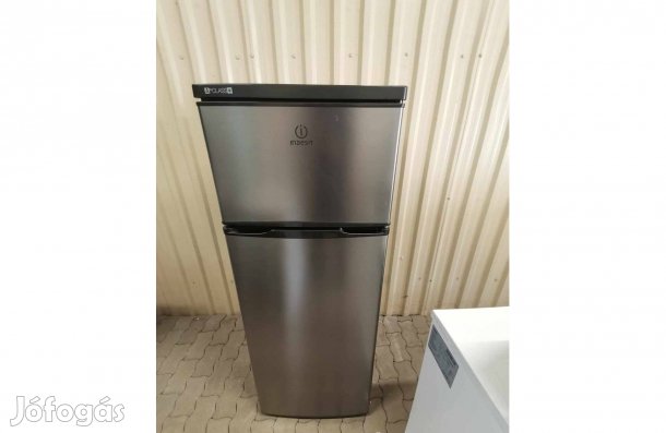 Indesit inox felülagyasztós kombi hűtőszekrény garanciával