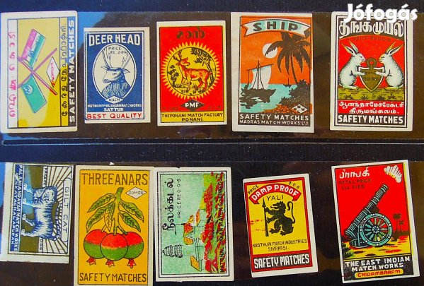 India gyufa cimke No 4