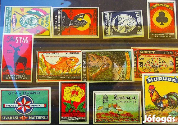 India gyufa címke No 5