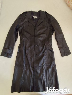 Indiai bőrkabát (Monika, 40-es méretű, hosszú)