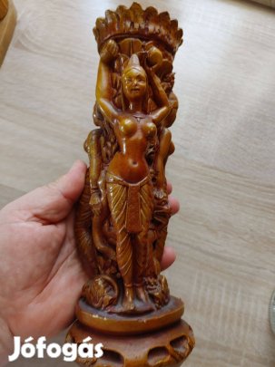 Indiai női aktos szobor