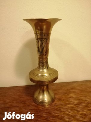 Indiai réz váza 