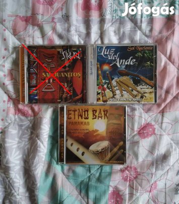 Indián, dél-amerikai zenei cd-k eladóak