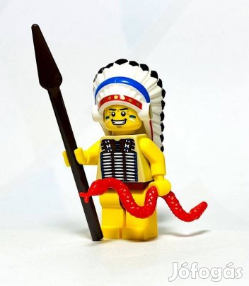 Indián törzsfőnök Eredeti LEGO egyedi minifigura - Western - Új