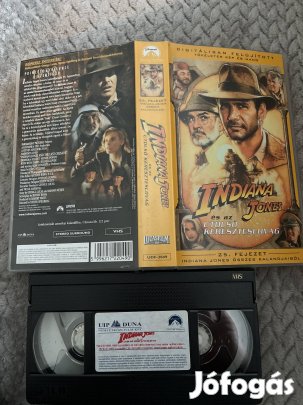 Indiana Jones és az utolsó keresztes lovag vhs kistok kaland 