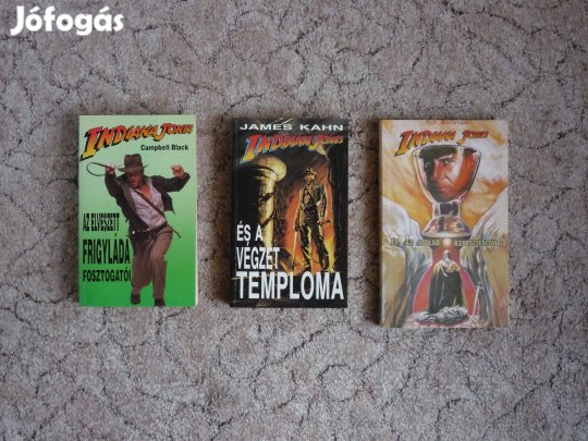Indiana Jones film trilógia könyvváltozatok