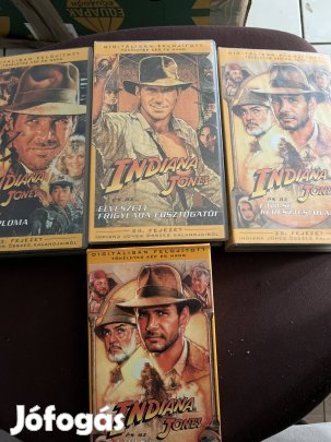 Indiana Jones vhs pakk 4 darab 