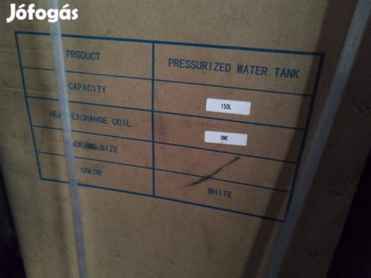 Indirekt meleg víztároló 150 L