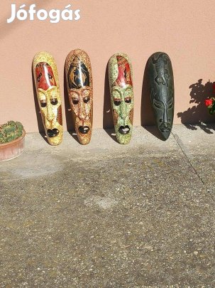 Indonéz Fa Maszkok