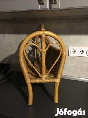 Indonéz bambusznád újságtartó