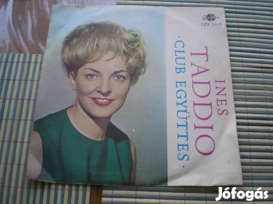 Ines Taddio olasz énekesnő bakelit lemez LP nagyjából 1963