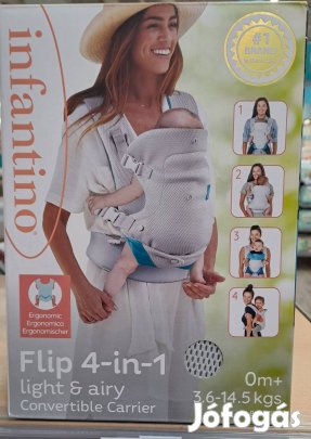 Infantino Flip 4-in-1 hordozó (Légáteresztő anyag)